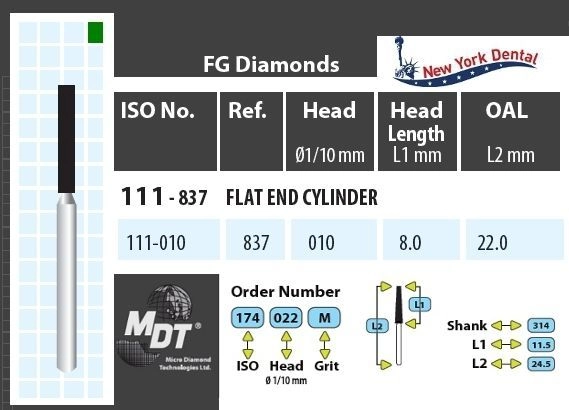 MDT Gyémánt Fúró Henger 111-010C