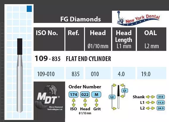 MDT Turbina gyémánt, henger 109-010M