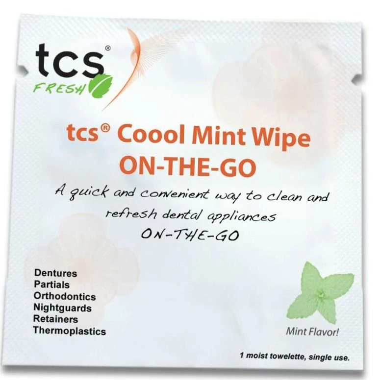 tcs® Coool Mint fogsortisztító kendő