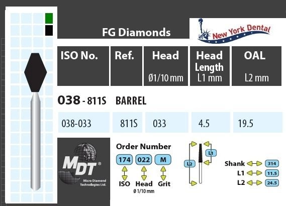 MDT Gyémánt Fúró Hordó 039-033M