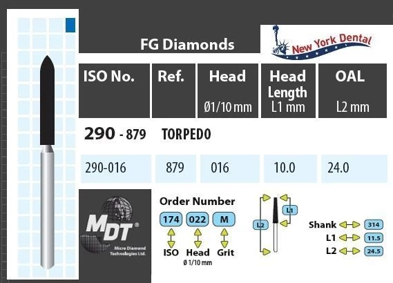 MDT Gyémánt Fúró Torpedó 290-016M