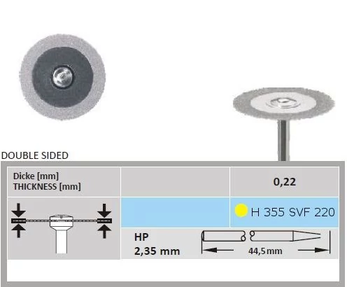 Surface gyémánt szeparáló H 355SVF 220