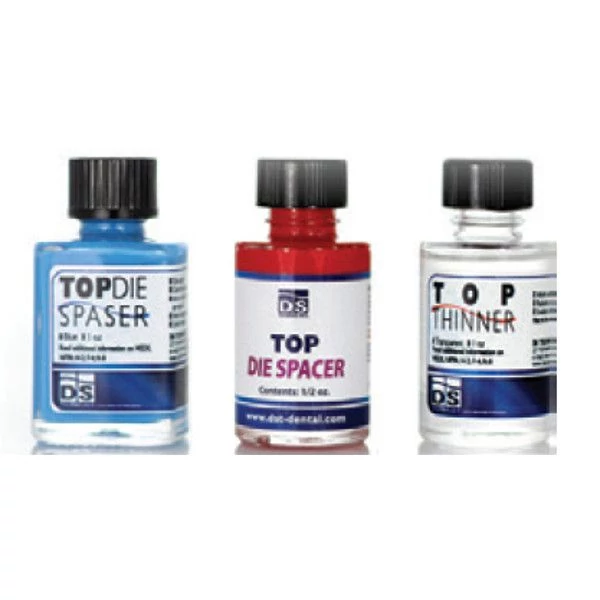 DS Technology Top Kit 2 - Die Spacer Blue / Red / Thinner - fogcsonklakk készlet