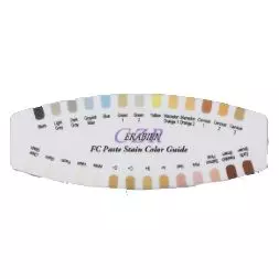 Noritake CZR FC Paste Stain Color Guide - masszánkénti színkulcs