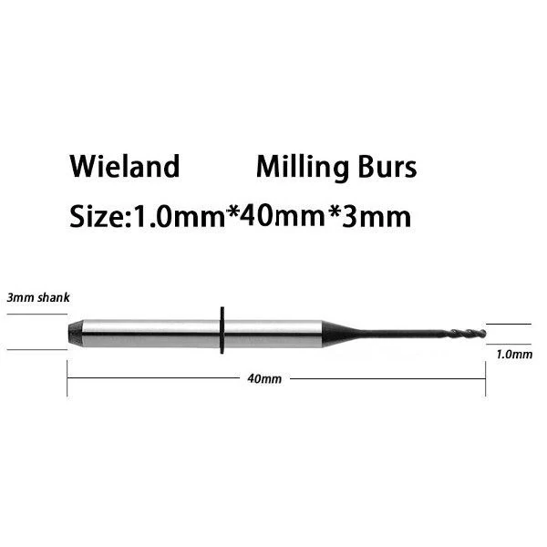 ZircoMill Wieland Select Frézer 1,0 mm