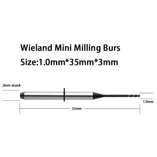 ZircoMill Wieland Mini Frézer 1,0 mm
