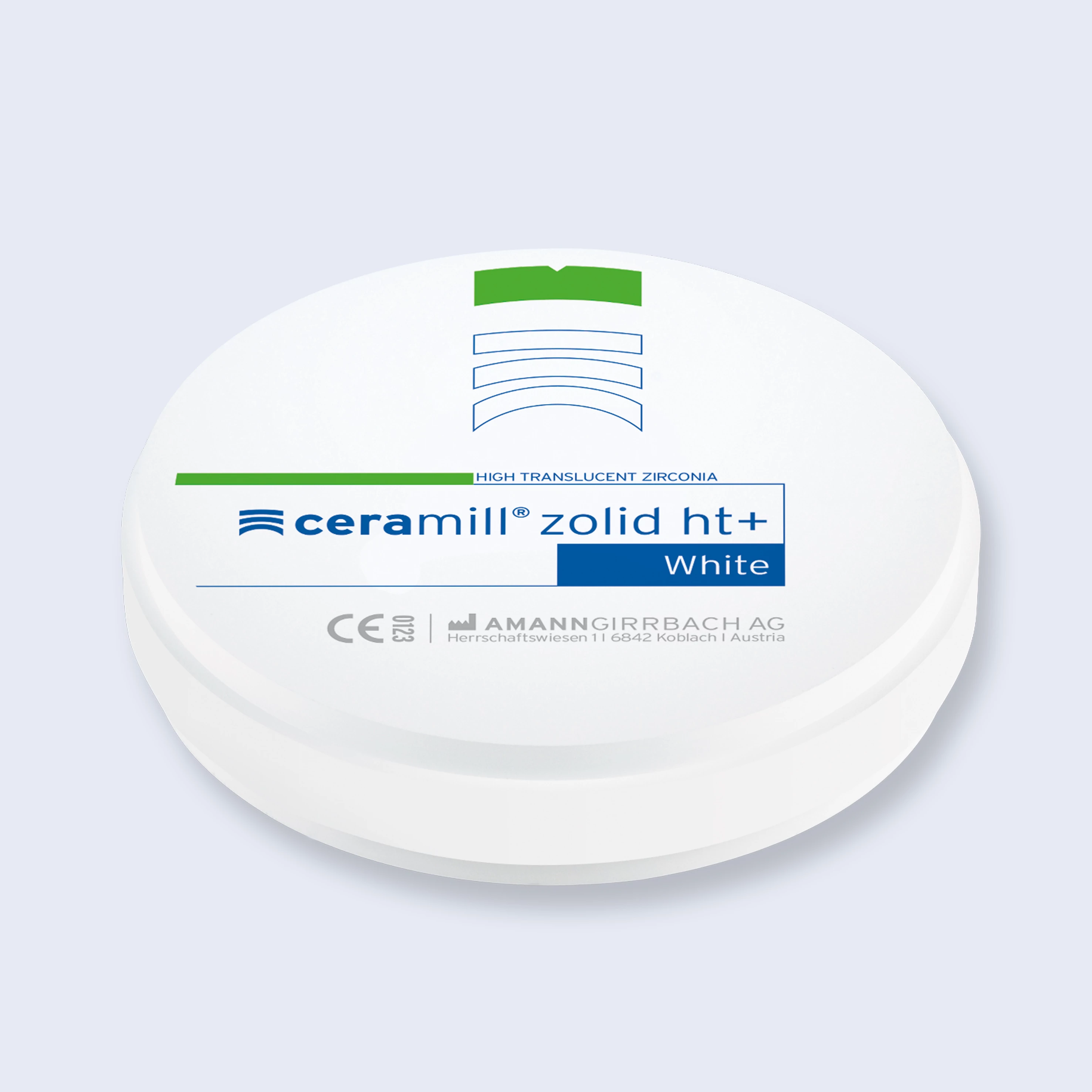 Amann Girrbach Ceramill Zolid HT+ white 98x16
