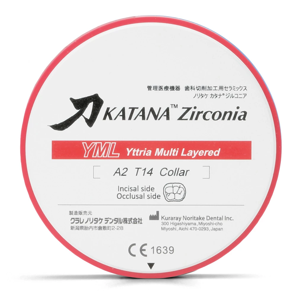 Katana Zirconia YML 14 mm A3.5