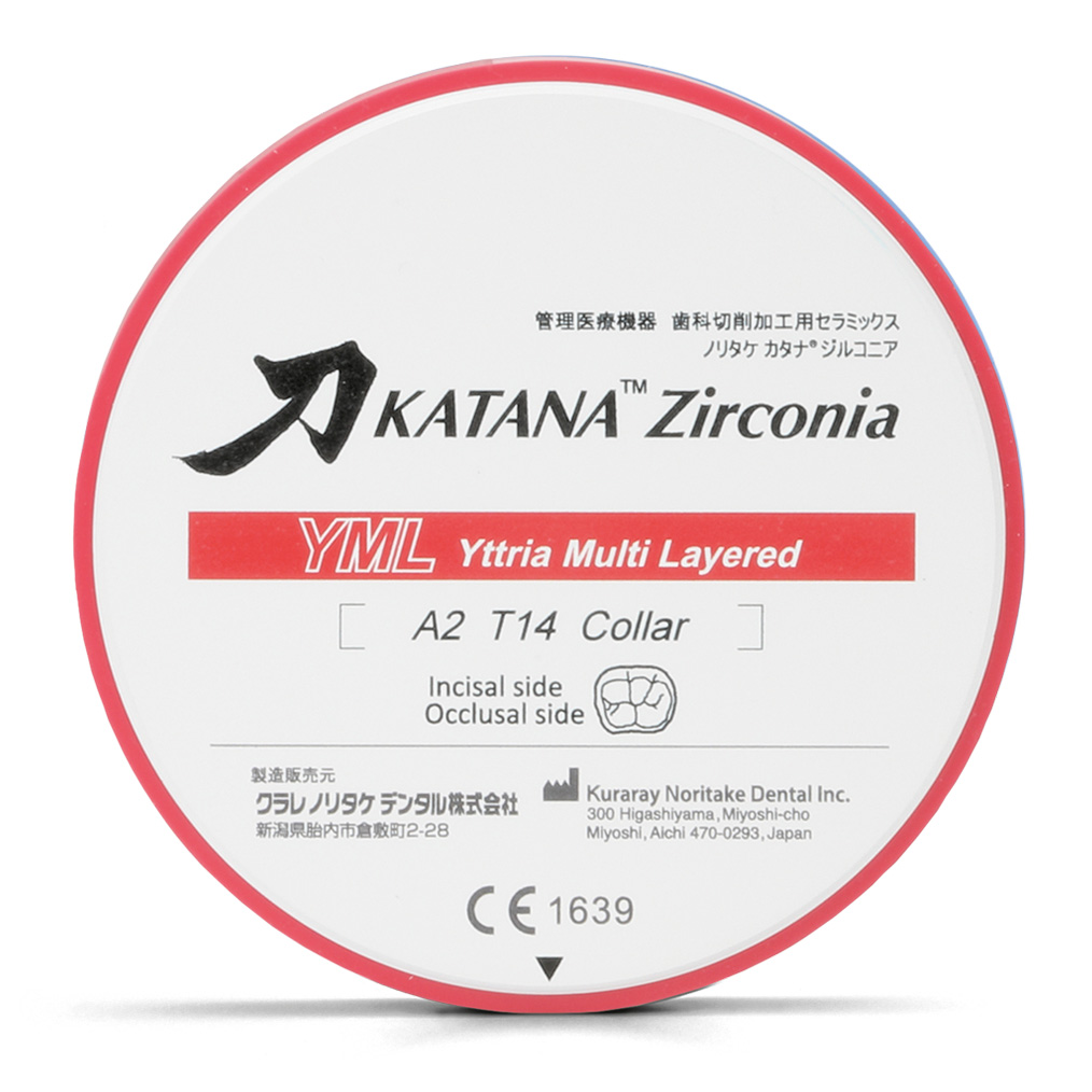 Katana Zirconia YML 18 mm A3.5