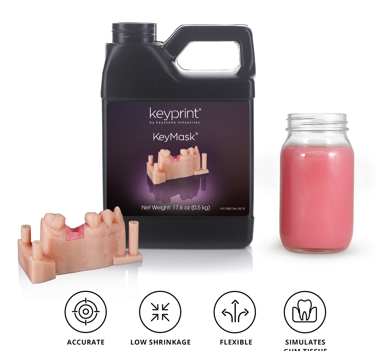 Keystone KeyMask 3D folyadék - Rózsaszín