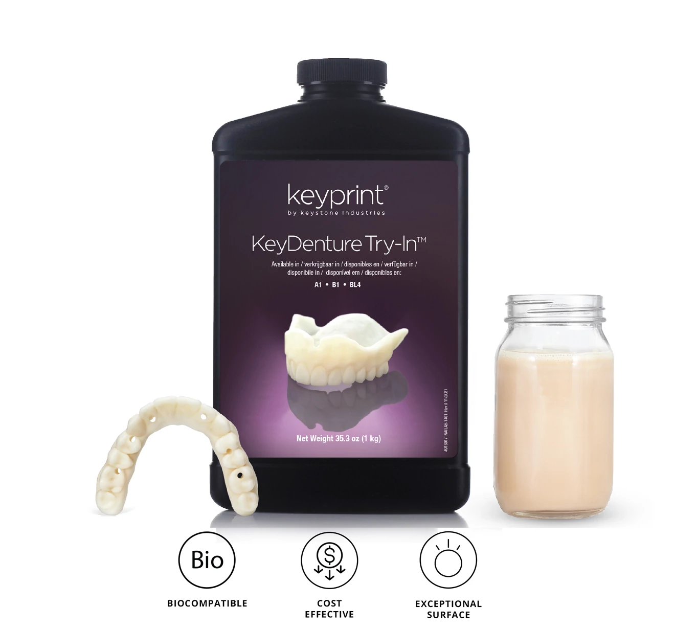 Keystone KeyDenture Try-In 3D folyadék - A1