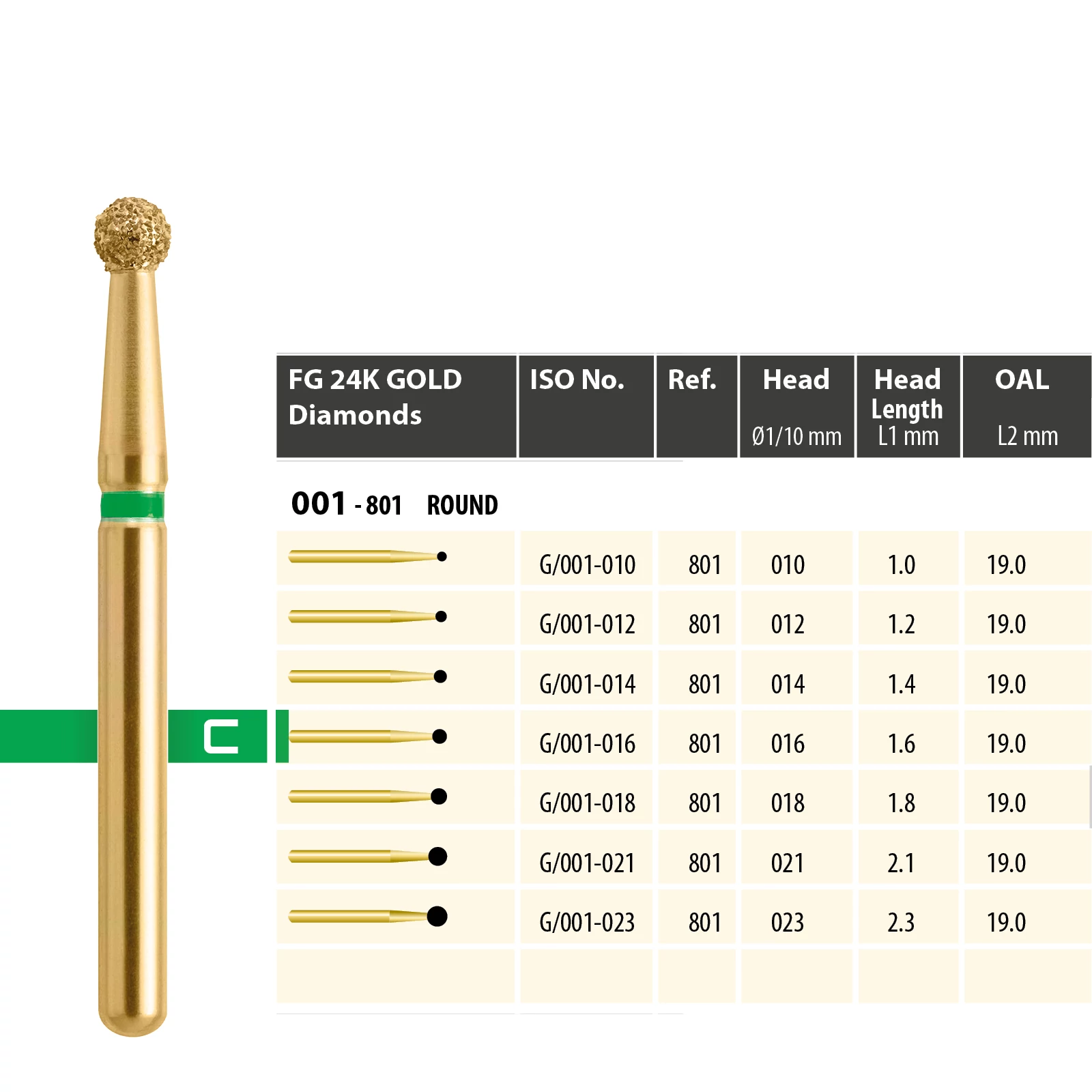 MDT Gyémánt fúró G/001-016C