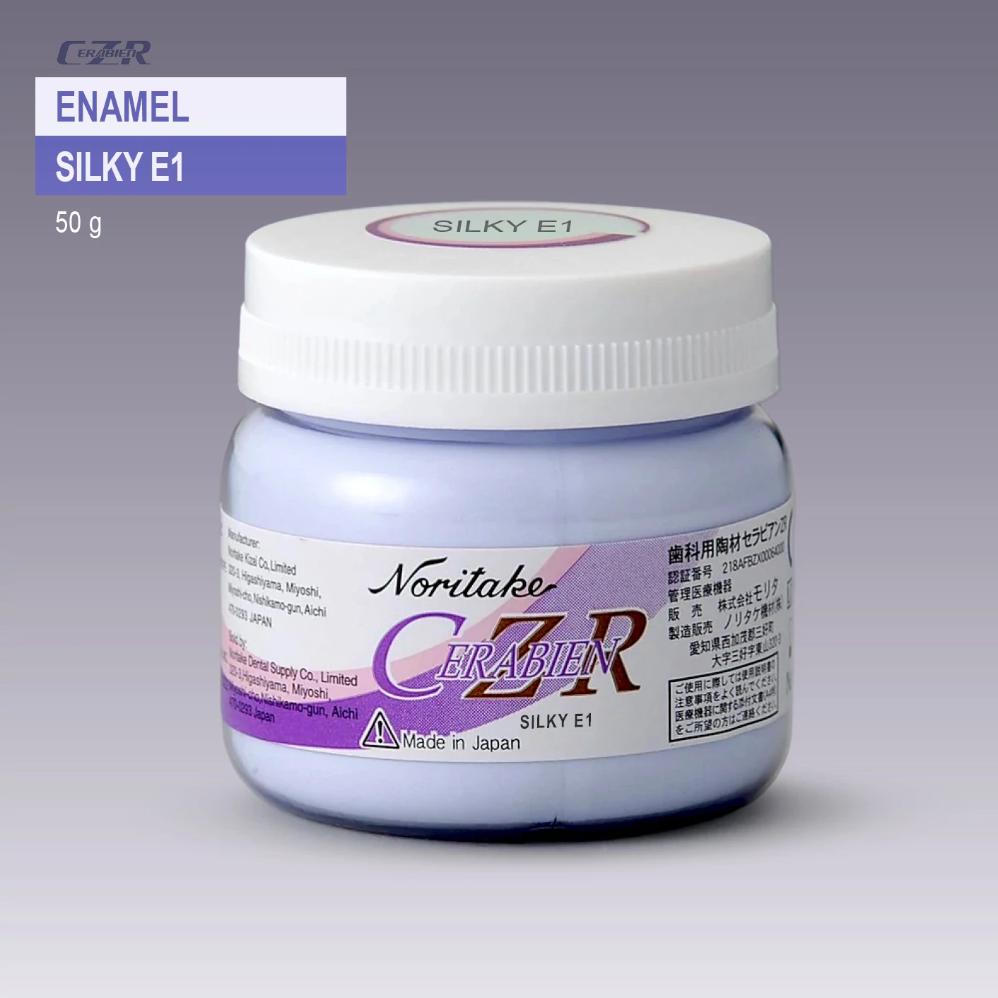Noritake CZR Enamel Silky E1 (50g) - cirkonkerámia él