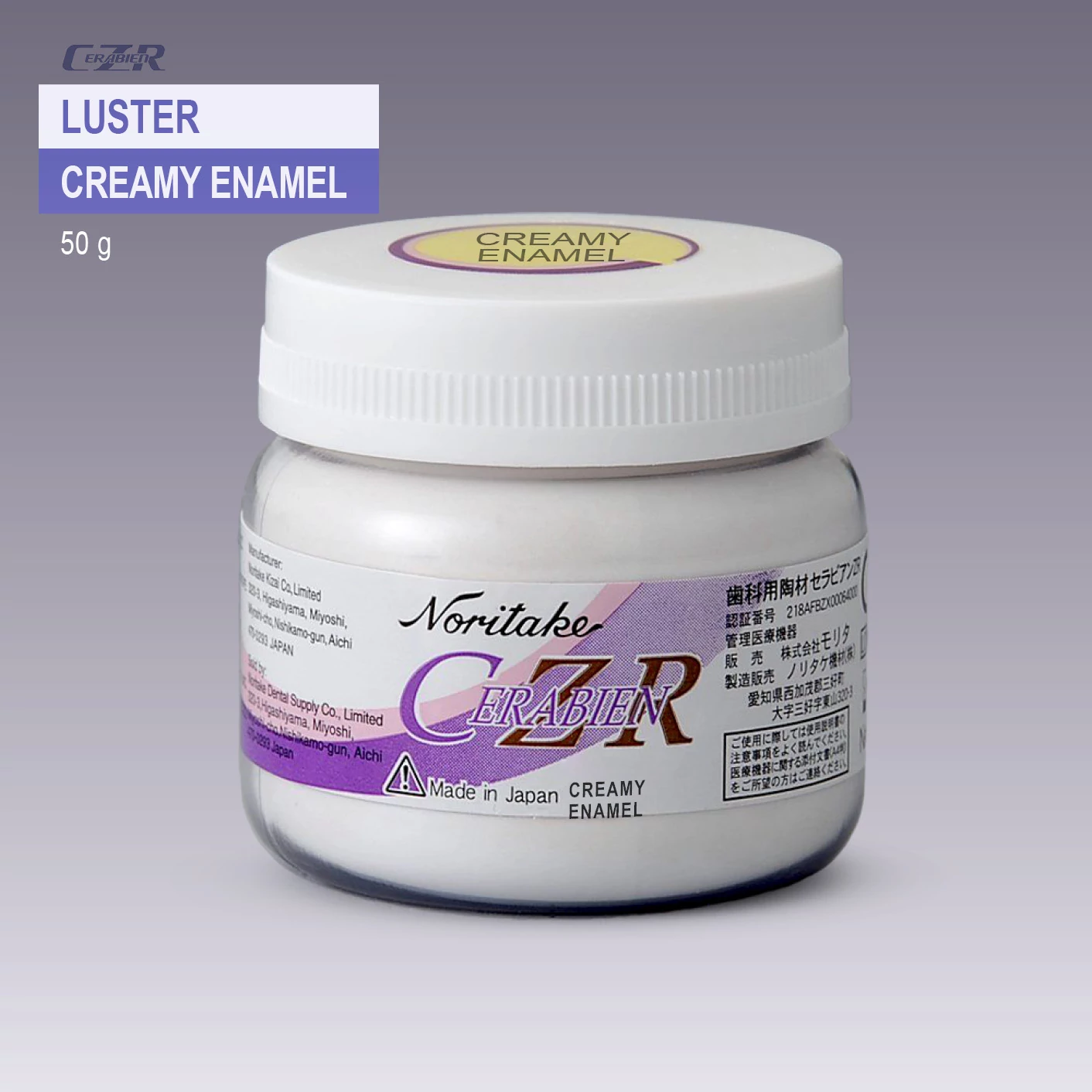 Noritake CZR Luster Creamy Enamel (50g) - opaleszcens cirkonkerámia