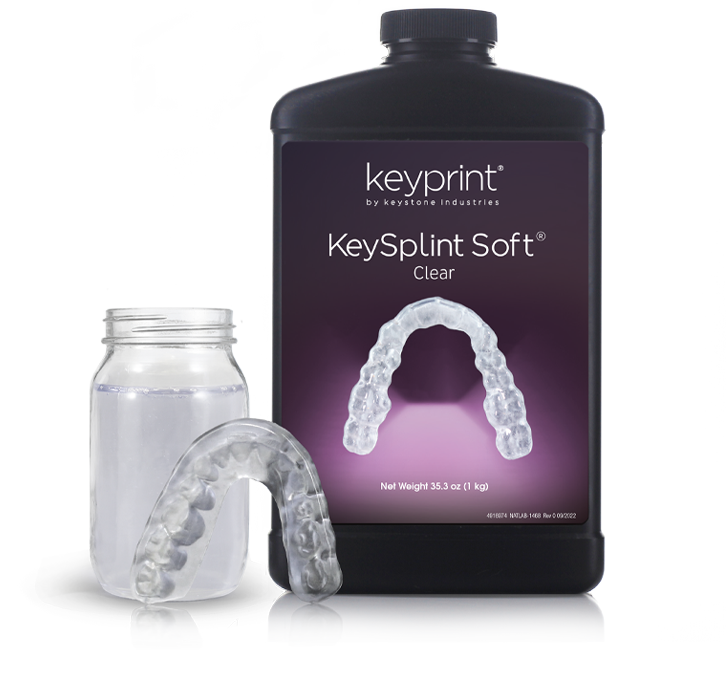 Keystone KeySplint Soft 3D folyadék - Clear