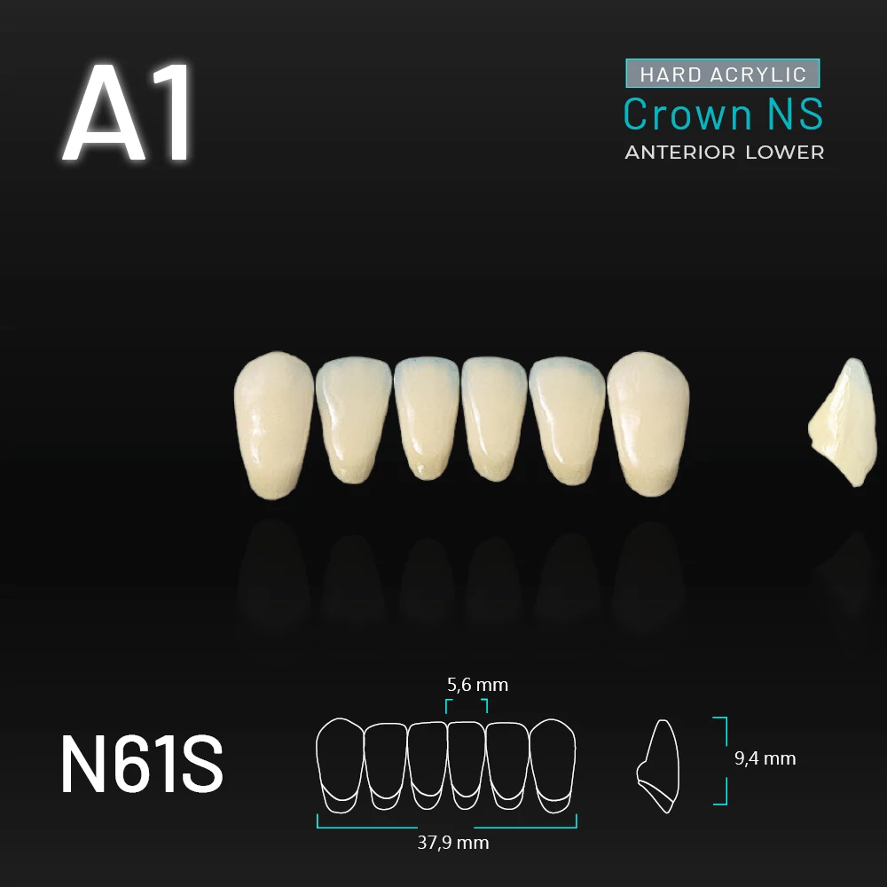 Yamahachi Akril Crown NS alsó metsző A1-N61S