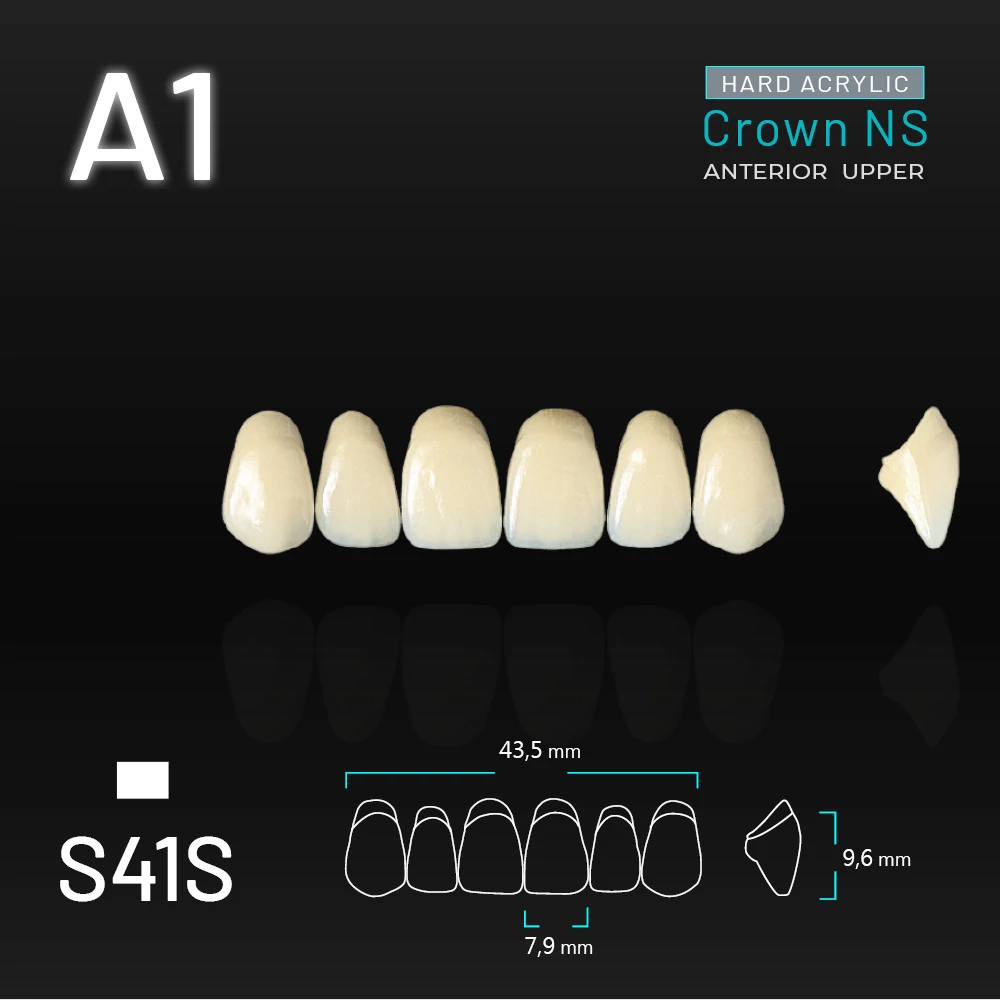 Yamahachi Acryl Crown NS upper anterior A1-S41S