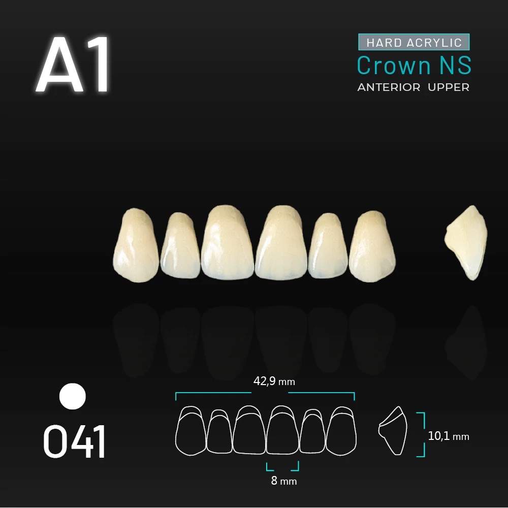 Yamahachi Acryl Crown NS upper anterior A1-O41