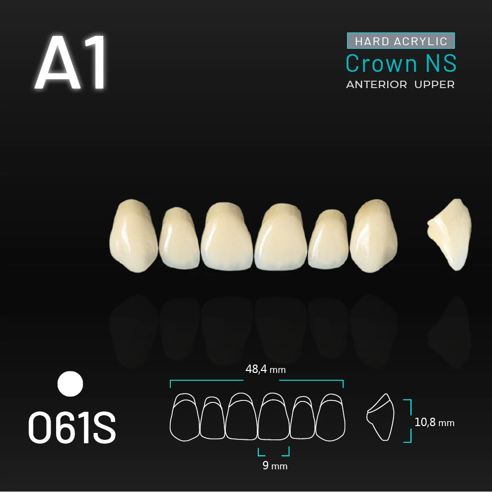 Yamahachi Acryl Crown NS upper anterior A1-O61S