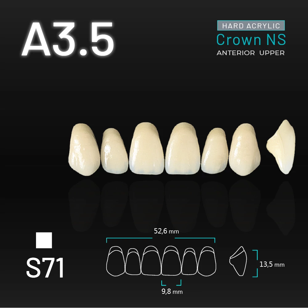 Yamahachi Acryl Crown NS upper anterior A3,5-S71