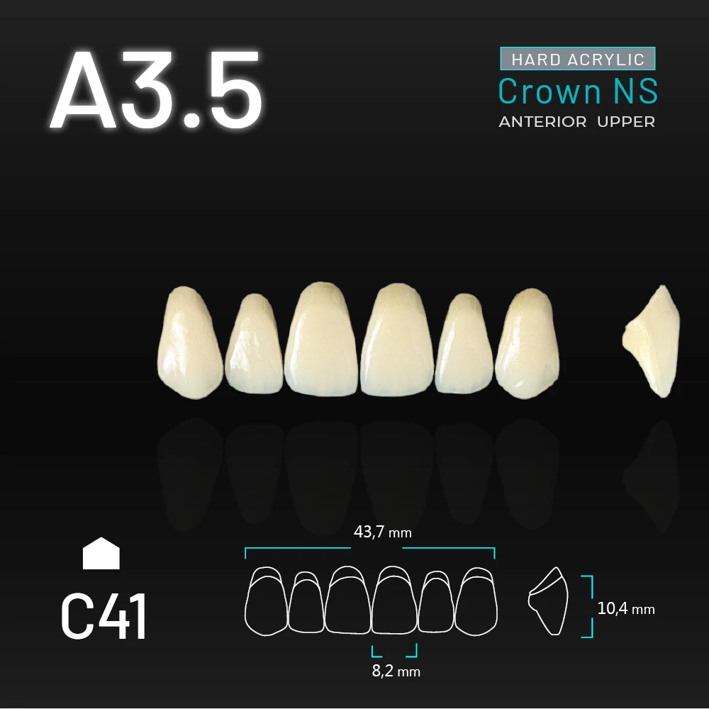 Yamahachi Acryl Crown NS upper anterior A3,5-C41