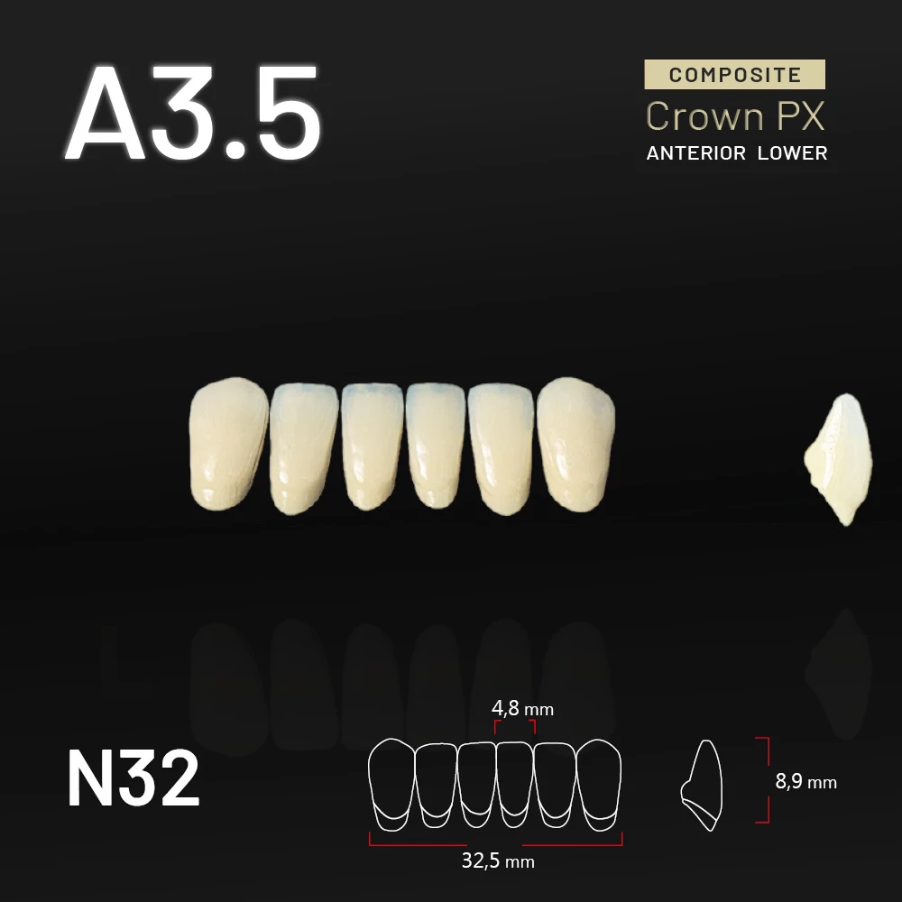 Yamahachi Composit Crown PX lower anterior A3,5-N32