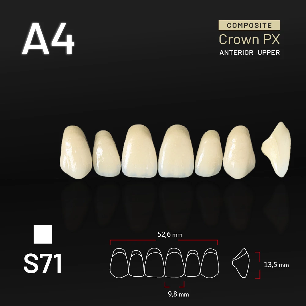Yamahachi Composit Crown PX upper anterior A4-S71