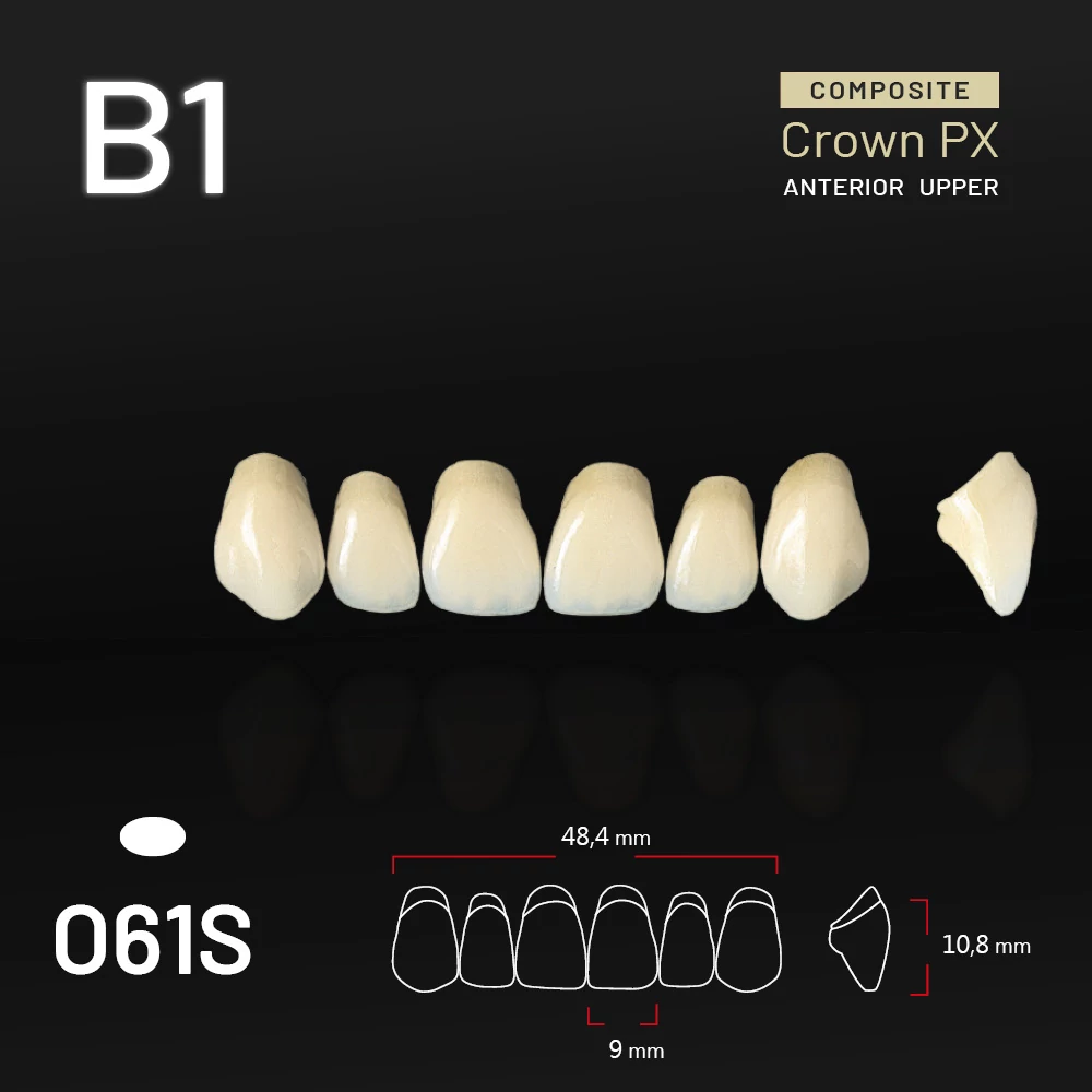 Yamahachi Composit Crown PX upper anterior B1-O61S