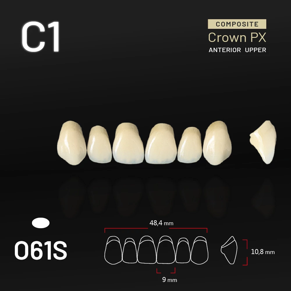 Yamahachi Composit Crown PX upper anterior C1-O61S