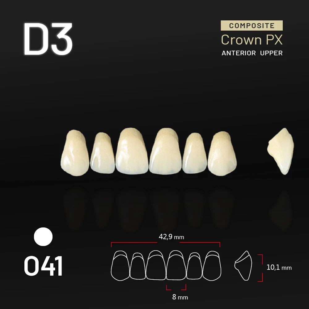 Yamahachi Composit Crown PX upper anterior D3-O41