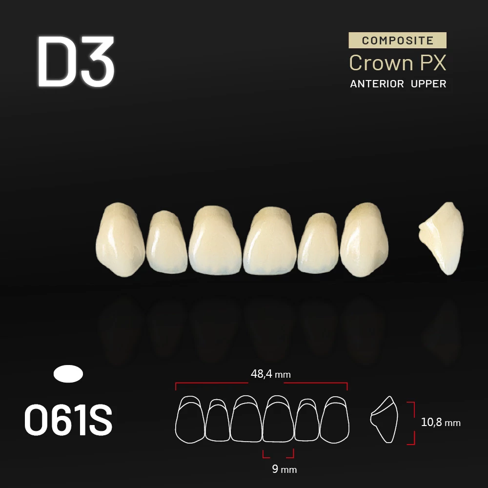 Yamahachi Composit Crown PX upper anterior D3-O61S