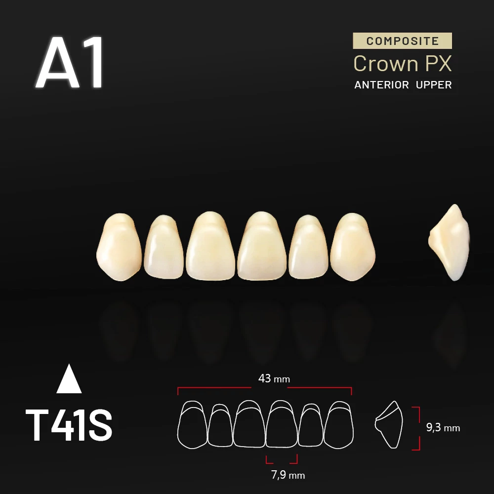 Yamahachi Kompozit Crown PX felső metsző A1-T41S