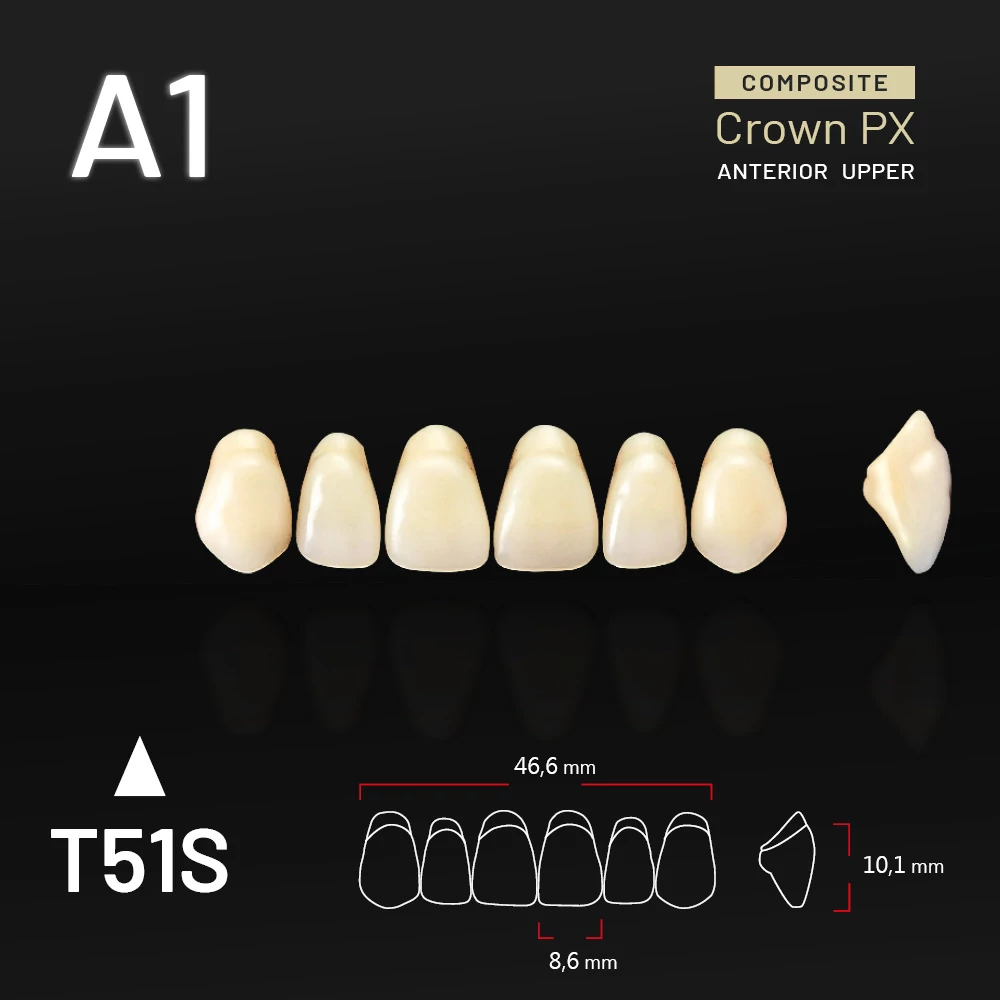 Yamahachi Composit Crown PX upper anterior A1-T51S