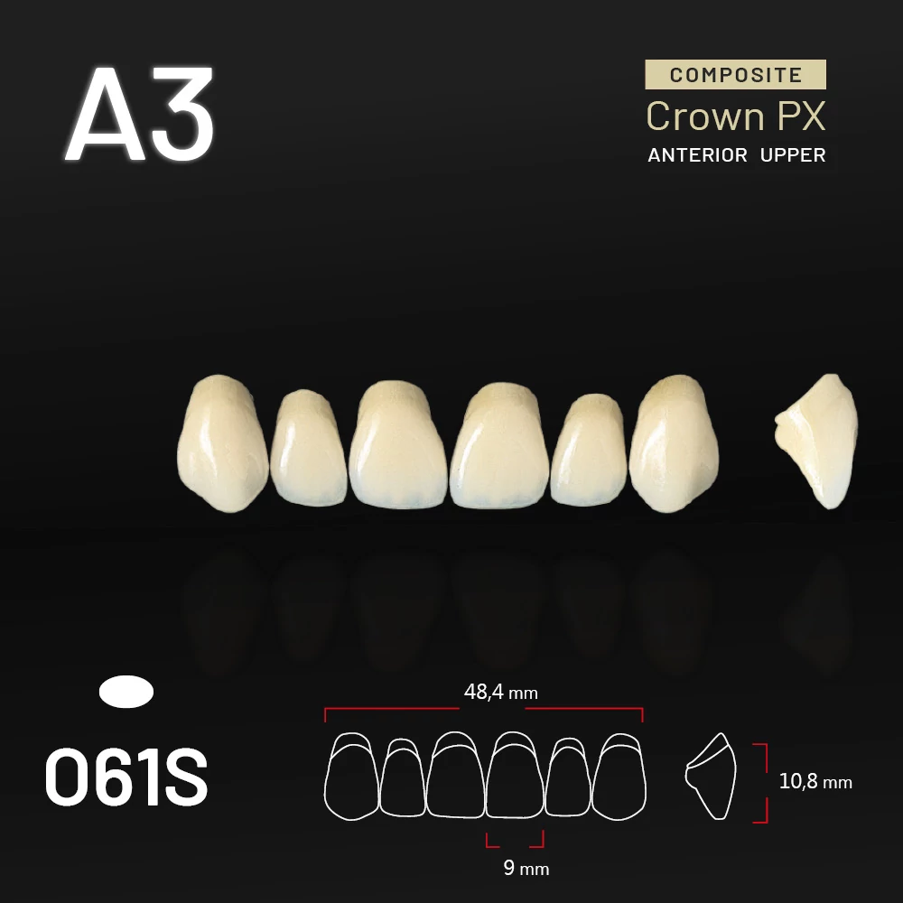 Yamahachi Composit Crown PX upper anterior A3-O61S