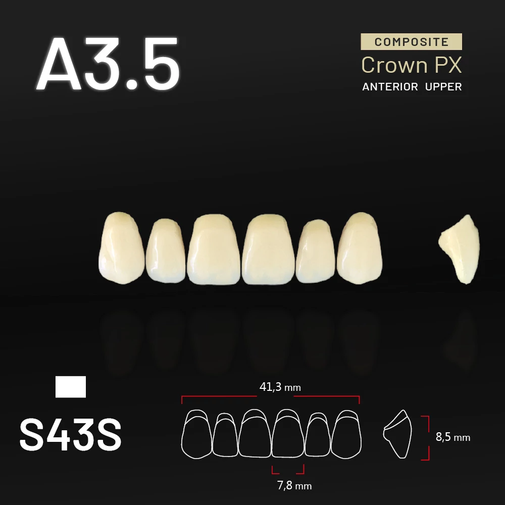 Yamahachi Composit Crown PX upper anterior A3,5-S43S