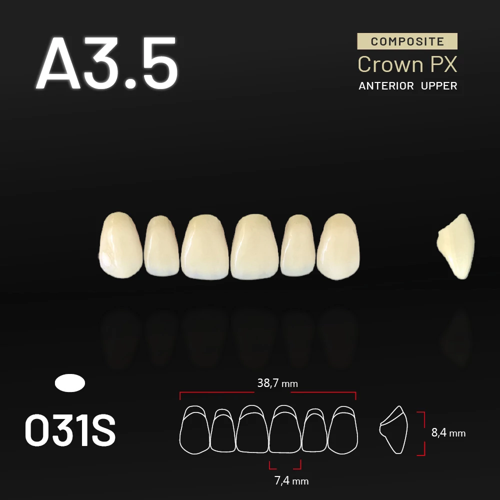 Yamahachi Composit Crown PX upper anterior A3,5-O31S