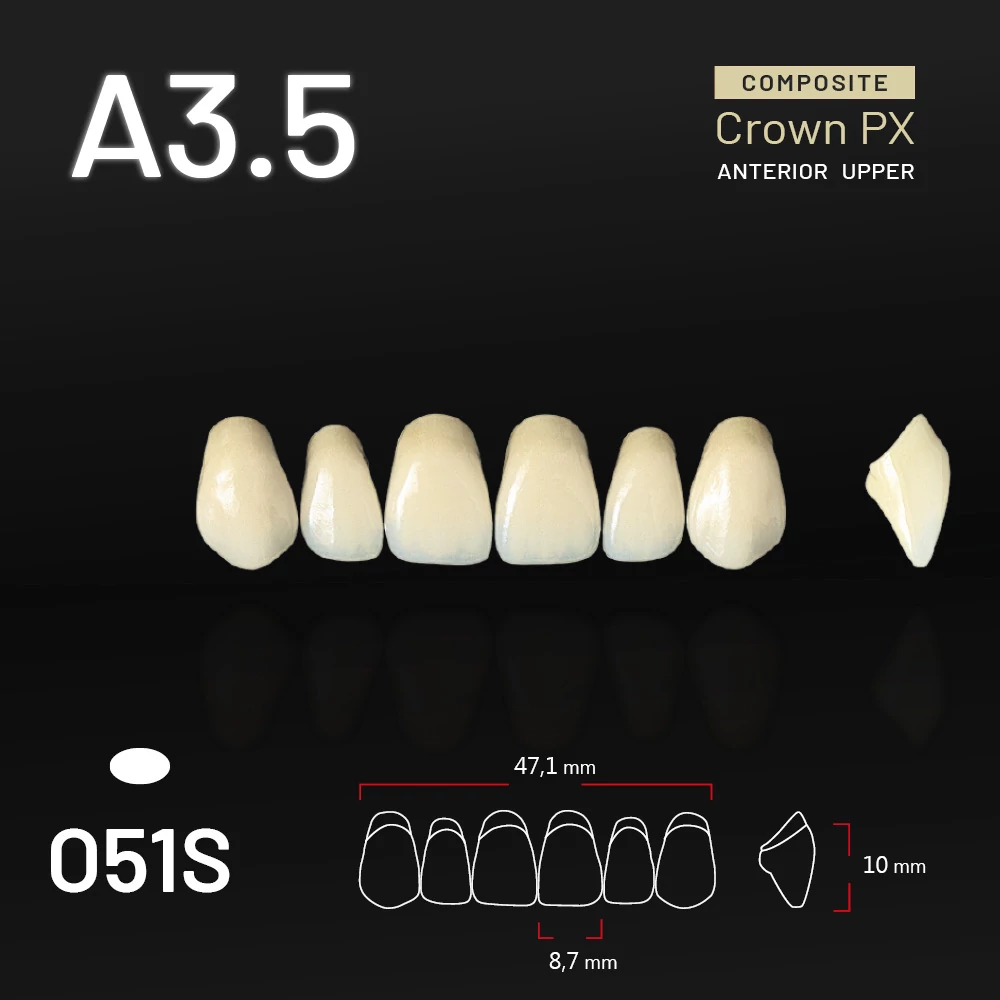 Yamahachi Composit Crown PX upper anterior A3,5-O51S