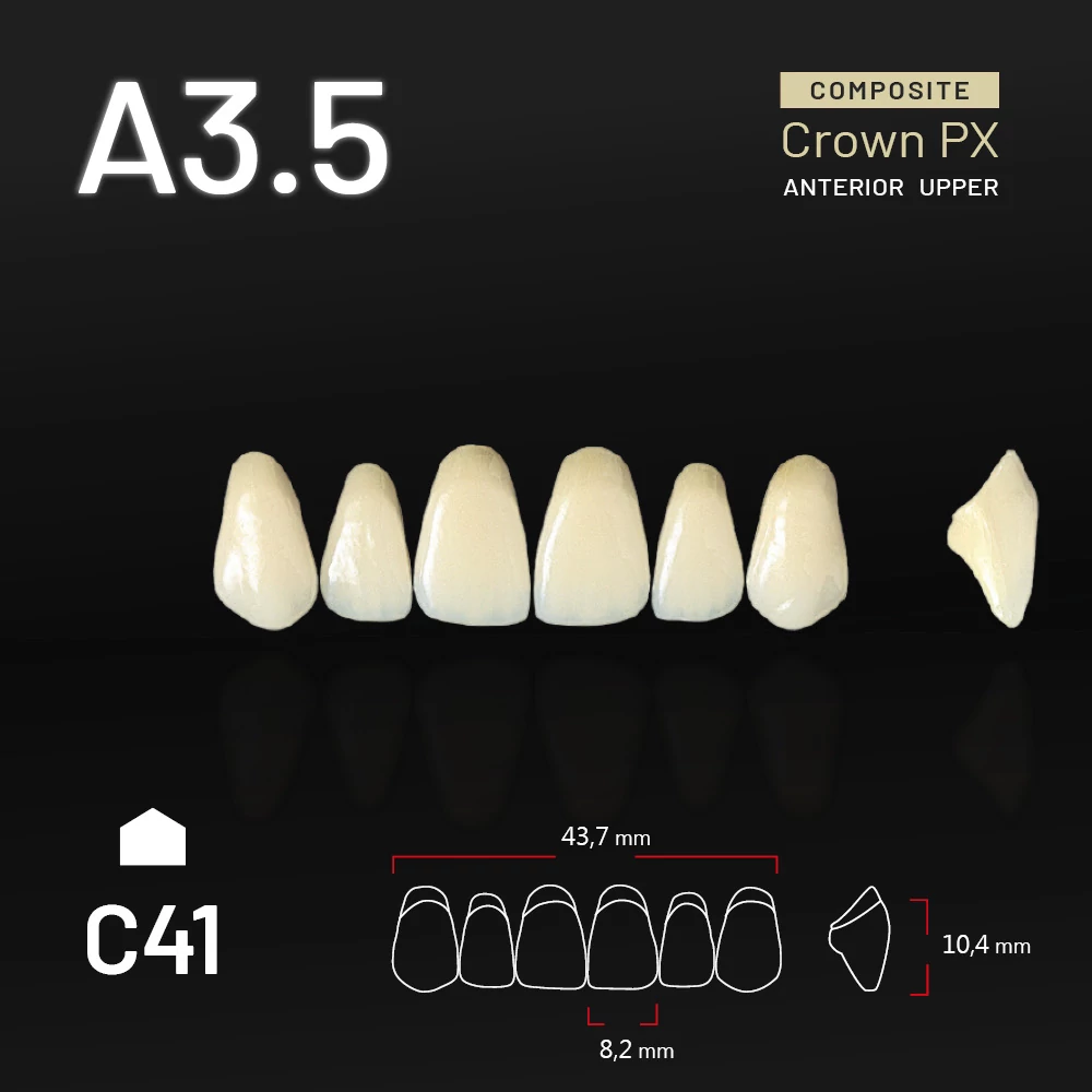 Yamahachi Kompozit Crown PX felső metsző A3,5-C41