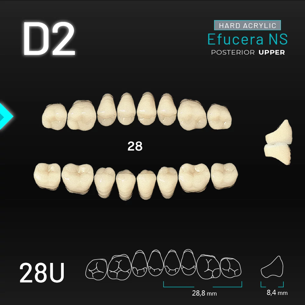 Yamahachi Akril Efucera NS felső rágó D2-28U