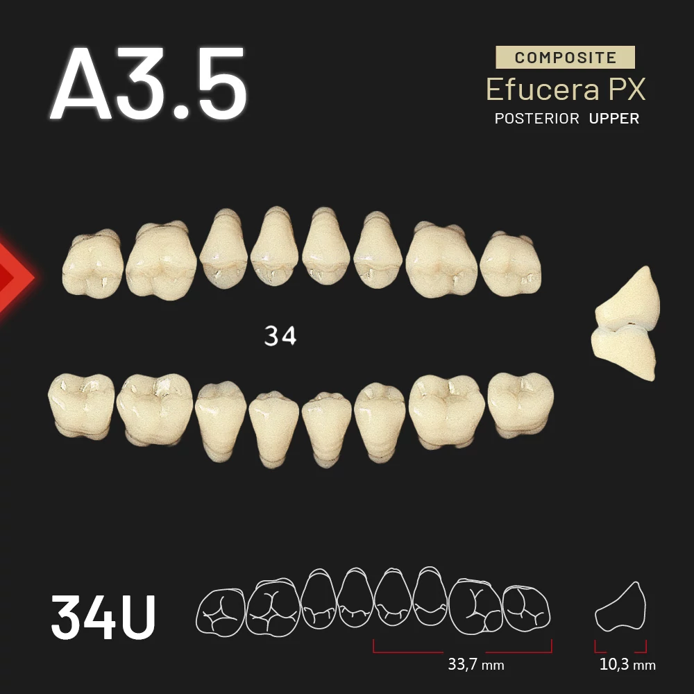 Yamahachi Kompozit Efucera PX felső rágó A3,5-34U