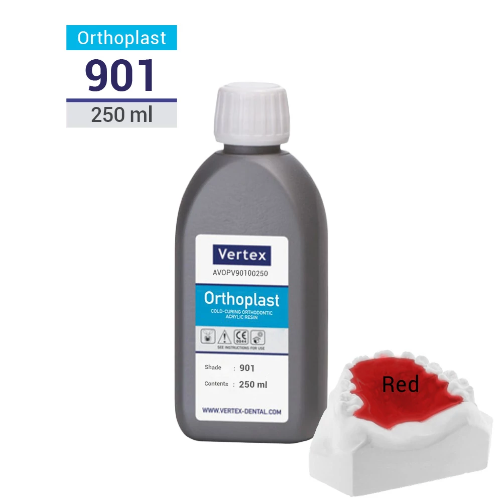 Vertex Orthoplast 901 Red 250 ml