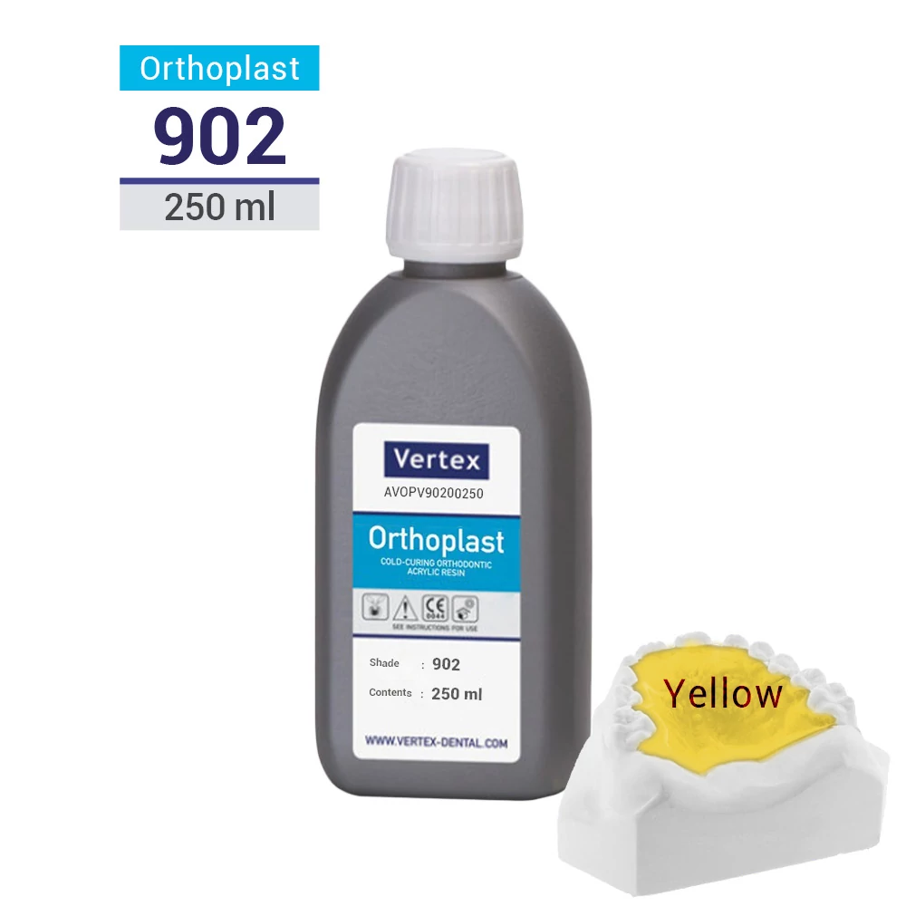 Vertex Orthoplast 902 Yellow 250 ml